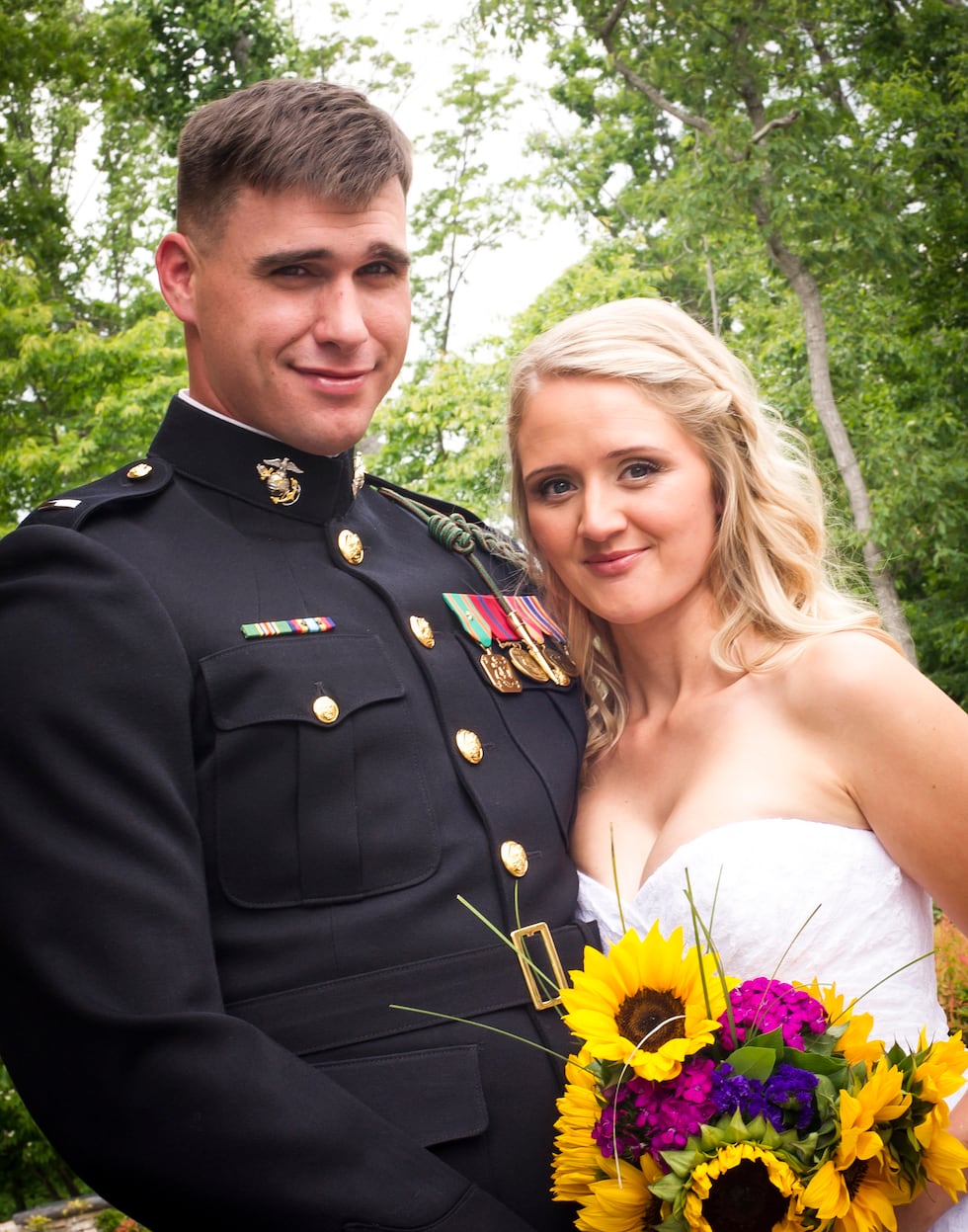 Elizabeth Davis lost her husband, First Lt. Matthew Davis, in 2014.