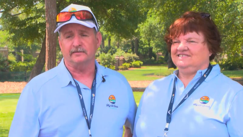 Harry and Jean-Ann Varanick traveled all the way from Canada to volunteer at the Myrtle Beach...