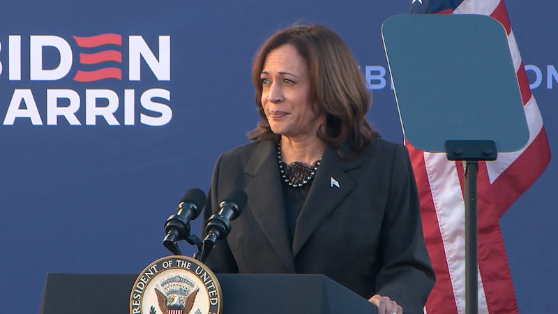 Vice President Kamala Harris made one last swing through South Carolina a day before the...