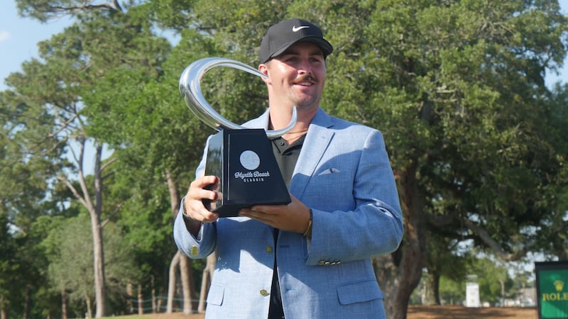 Chris Gotterup is going home with a new trophy and a new jacket after winning the inaugural...