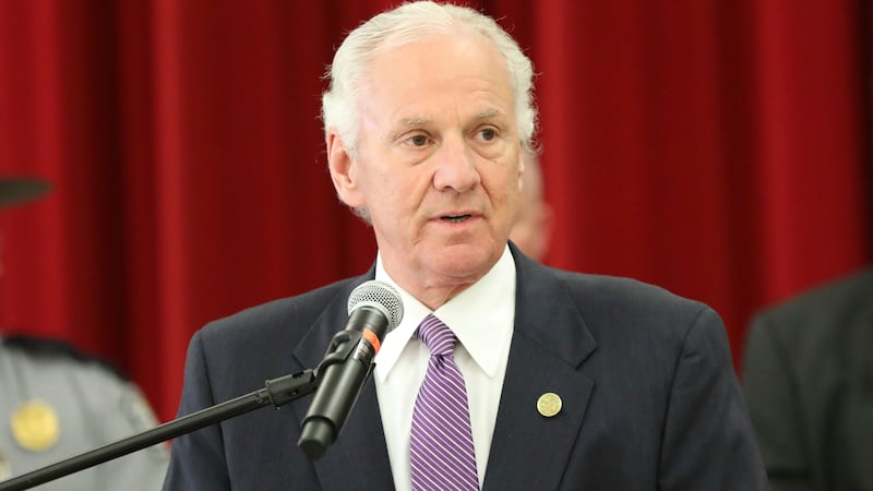 South Carolina Gov. Henry McMaster speaks at a news conference on Wednesday, Dec. 13, 2023, in...