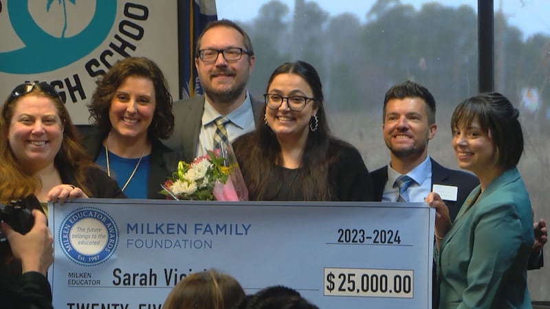 Coastal High School teacher wins national award