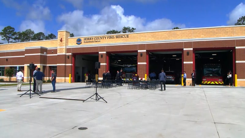 Horry County Fire Rescue held a grand opening for the third fire station the agency has opened...