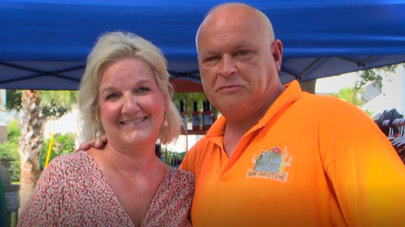 Sonja and John Hutton own My Olive Shack in Surfside Beach and are Community Champions.