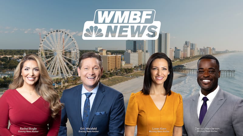 WMBF anchors: Rachel Bogle, Eric Weisfeld, Loren Korn, Derrion Henderson