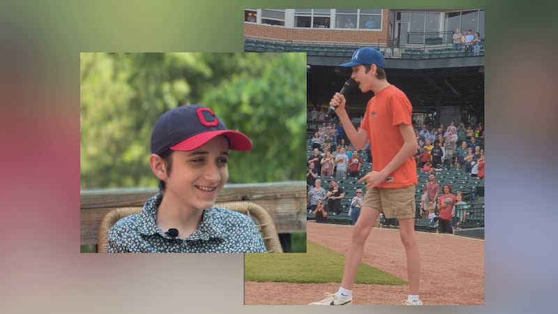 In front of coaches, players and adoring fans, 13-year-old Sawyer McCarthy sang a song that...