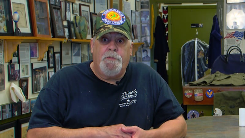 Lou Mascherino, owner of the Veterans Cafe and Grille in Myrtle Beach