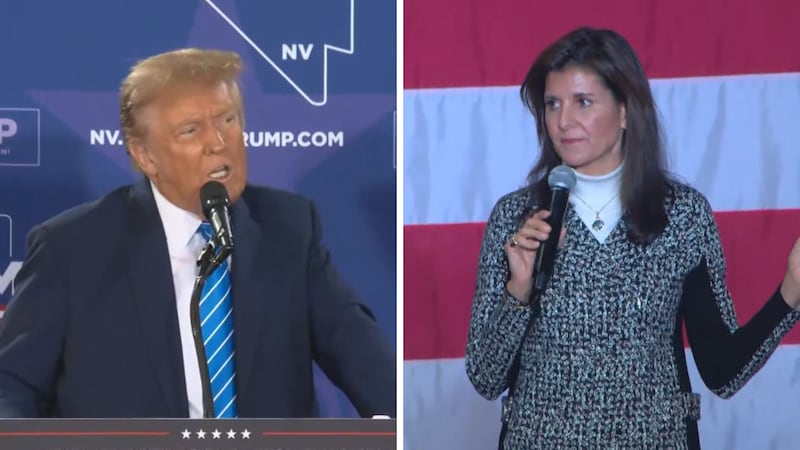 GOP presidential candidates, Donald Trump and Nikki Haley, have shifted their campaign focus...