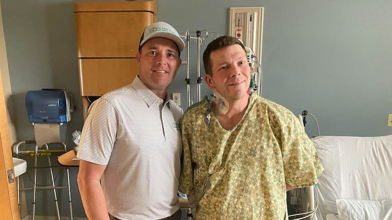 Matt Welch reunited with the Marine veteran that saved him.