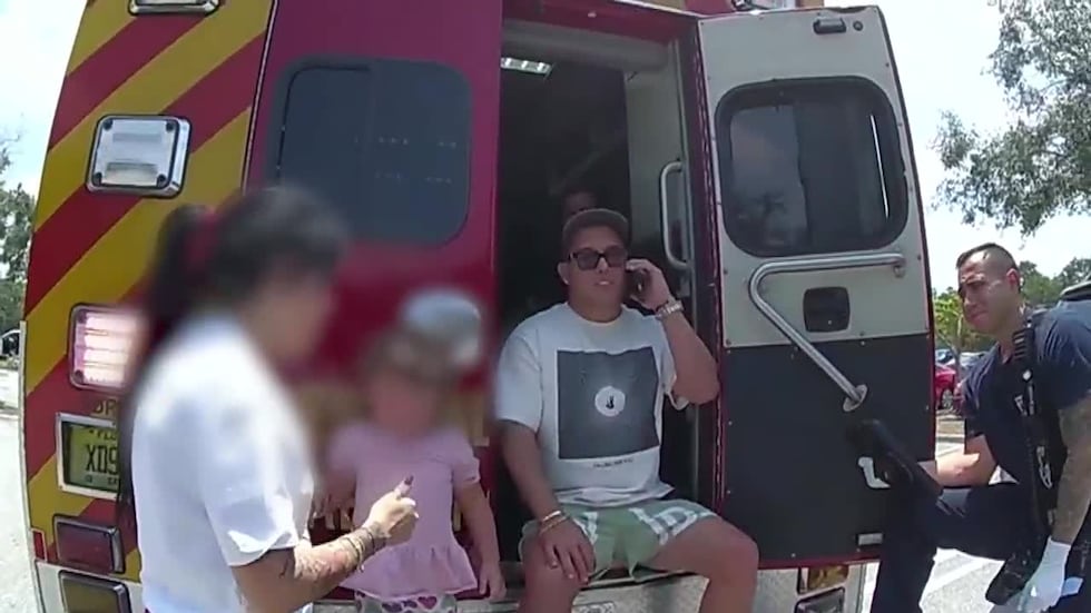 A father on his cellphone went inside a store to go Mother’s Day shopping and forgot his young...