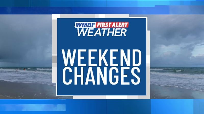Cooler weather and increasing rain chances arrive this weekend.