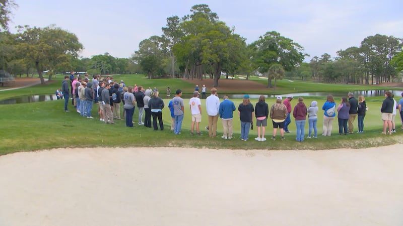 A number of Horry County students got a behind the scenes look at Myrtle Beach Classic on...