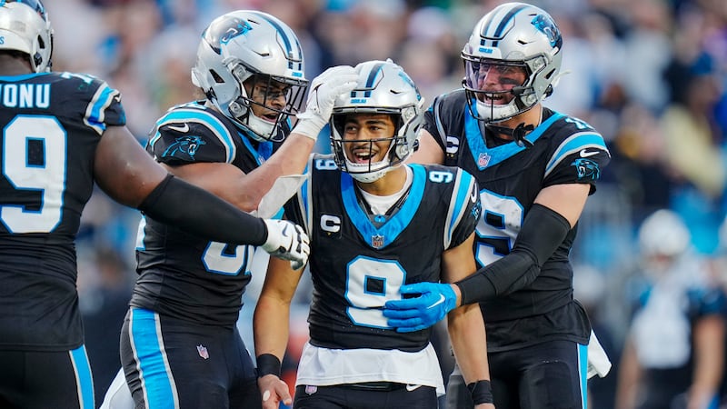 Carolina Panthers quarterback Bryce Young was nominated for the FedEx Air Player of the Week...