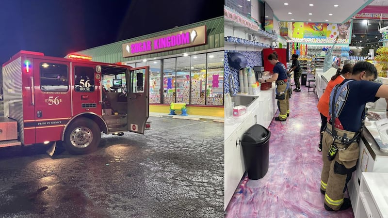 Firefighters help save ice cream