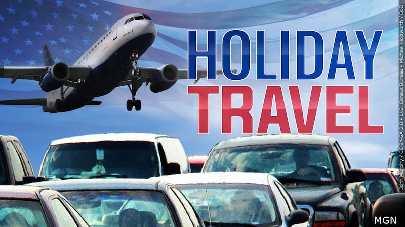 Holiday Travel graphic.