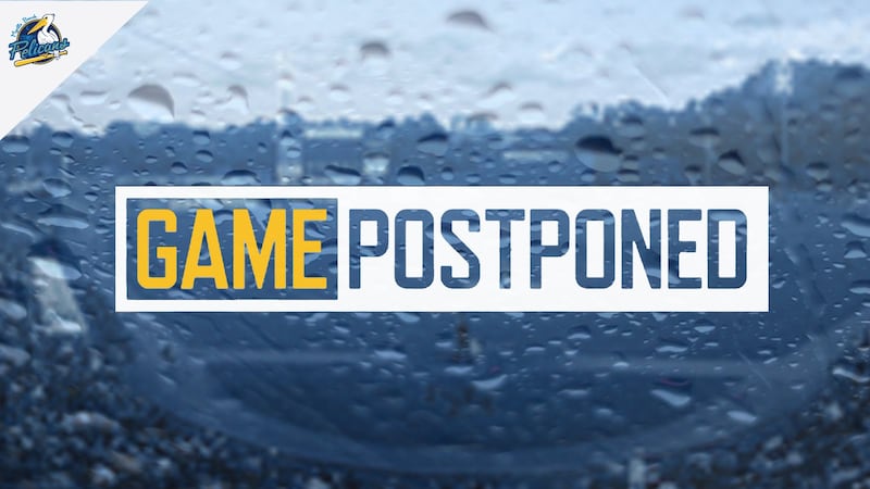 The Myrtle Beach Pelicans decided to postpone their game on Saturday due to the rainy weather.