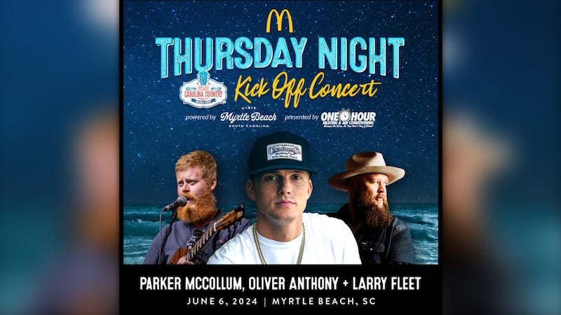 The CCMF Thursday night kickoff on June 6 will feature music from headliner Parker McCollum,...