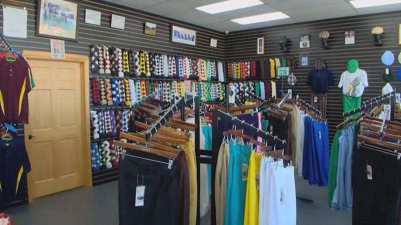 The Golf Knickers shop in the Myrtle Beach area offers some throwback golf fashion.